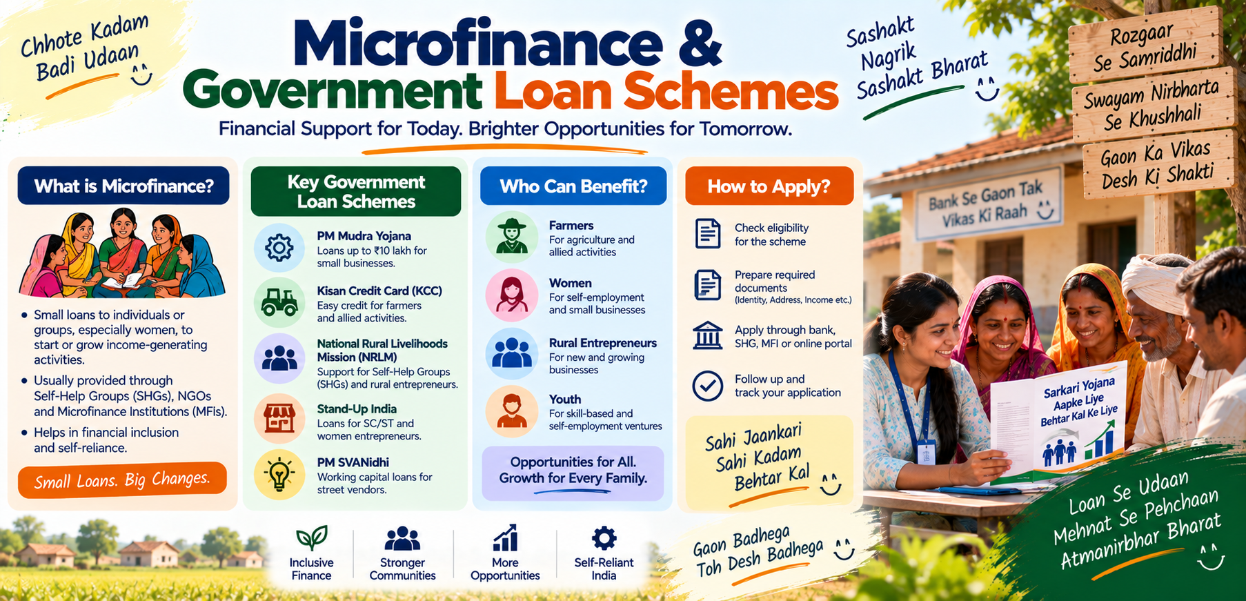 Microfinance & Government Loan Schemes