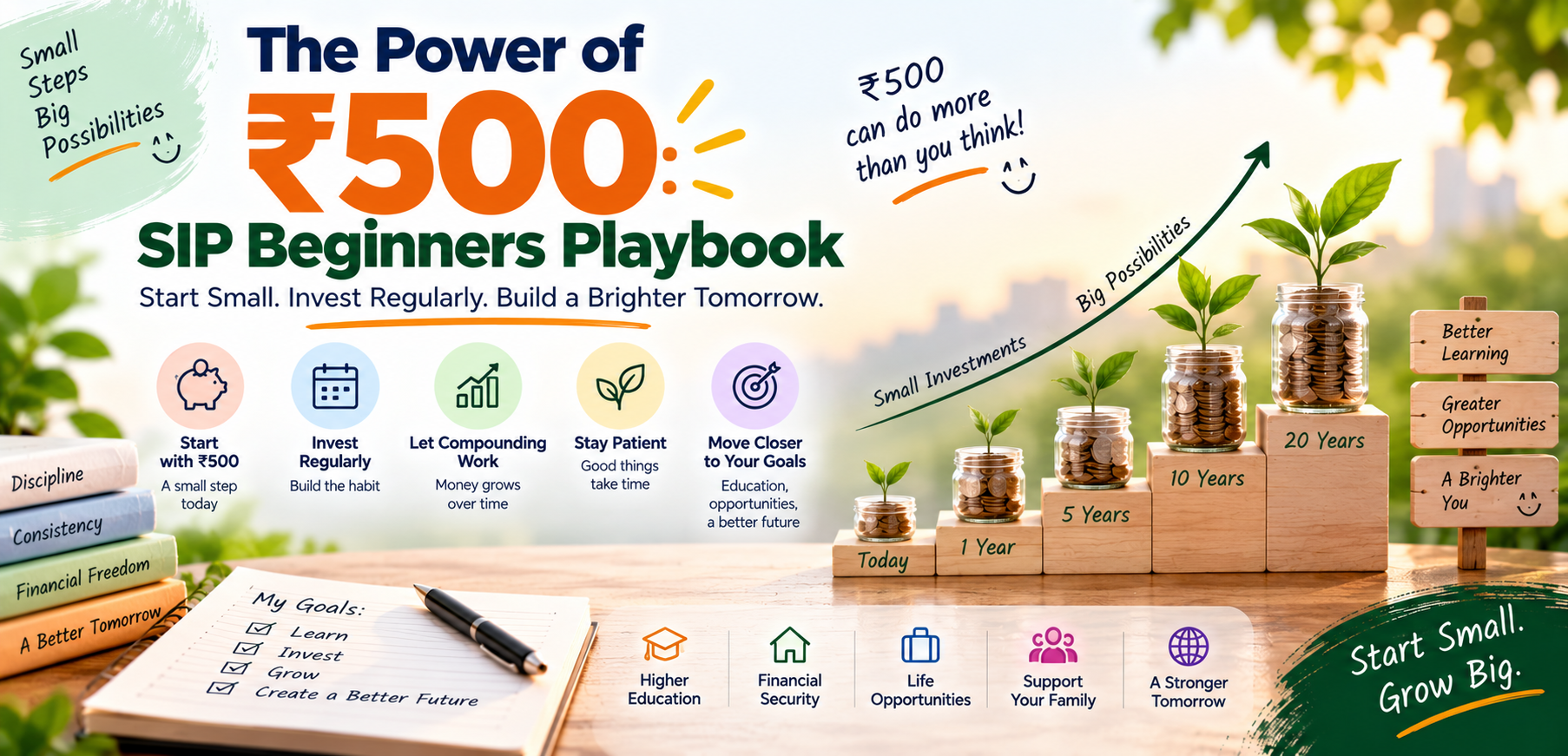 The Power of ₹500: SIP Beginners Playbook